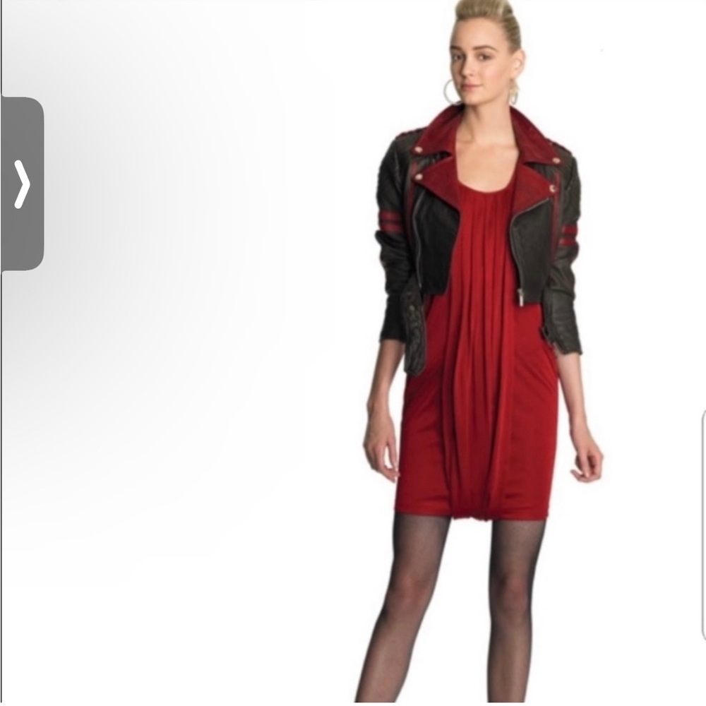 Jean Paul Gaultier for Target Red Drapped Dress Size xs